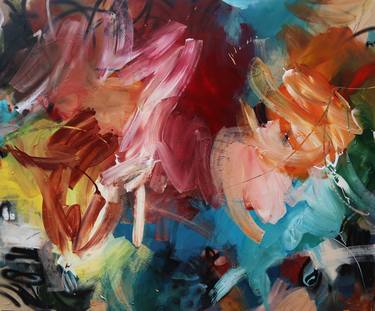 Original Abstract Expressionism Abstract Paintings by Abreesha Jones