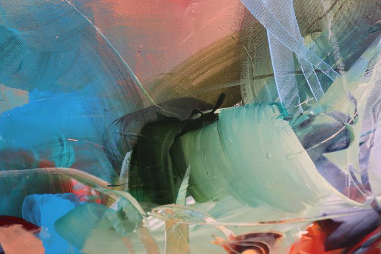 Original Abstract Expressionism Abstract Painting by Abreesha Jones