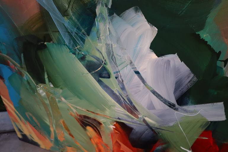 Original Abstract Expressionism Abstract Painting by Abreesha Jones