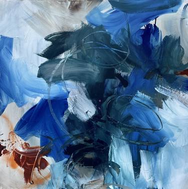 Original Abstract Expressionism Abstract Painting by Abreesha Jones