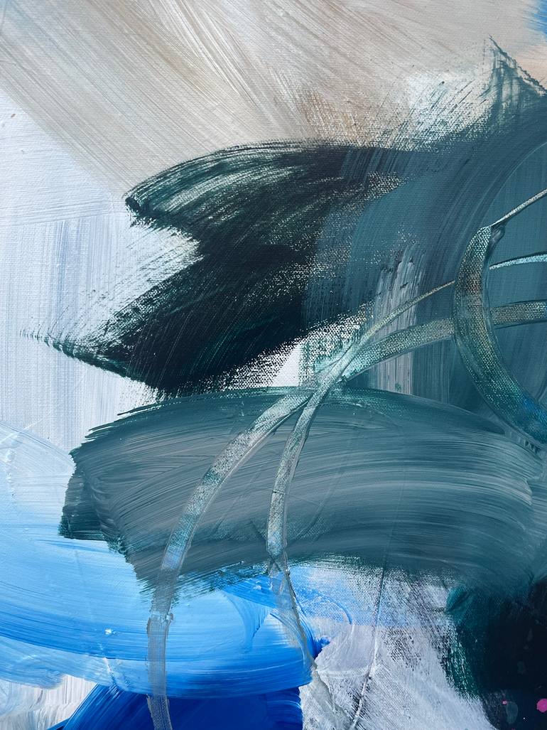 Original Abstract Expressionism Abstract Painting by Abreesha Jones