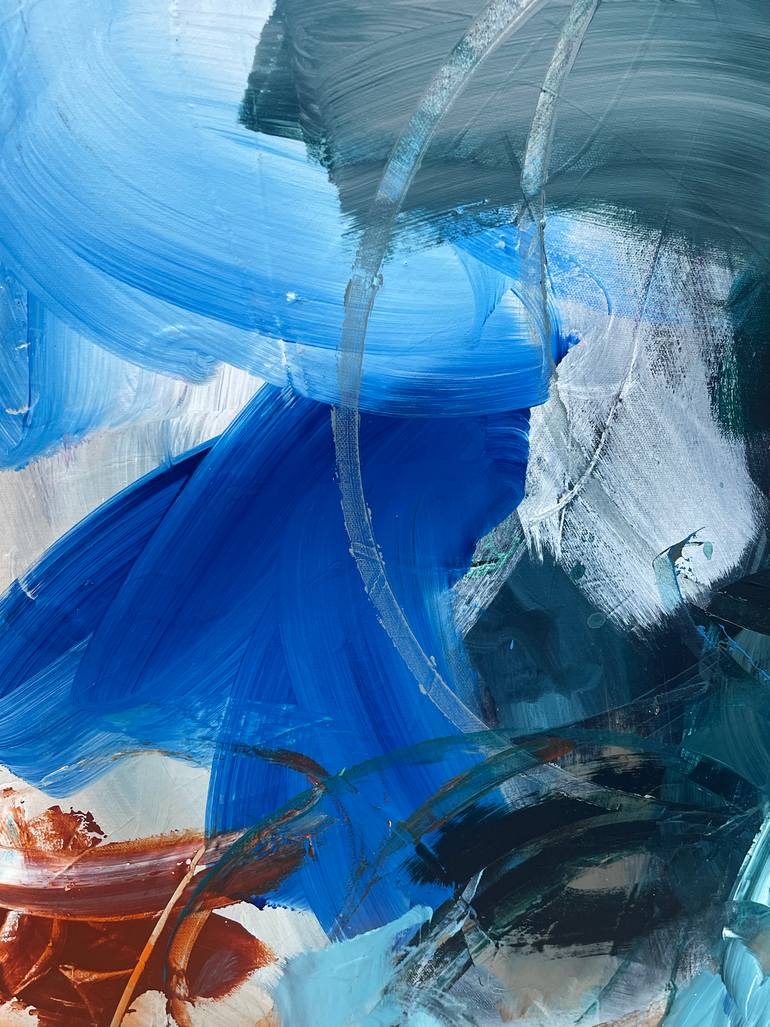 Original Abstract Expressionism Abstract Painting by Abreesha Jones