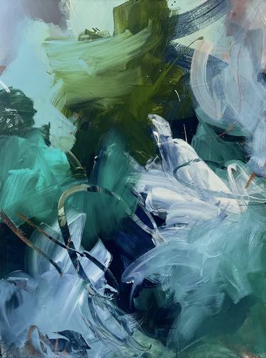 Original Abstract Expressionism Abstract Painting by Abreesha Jones