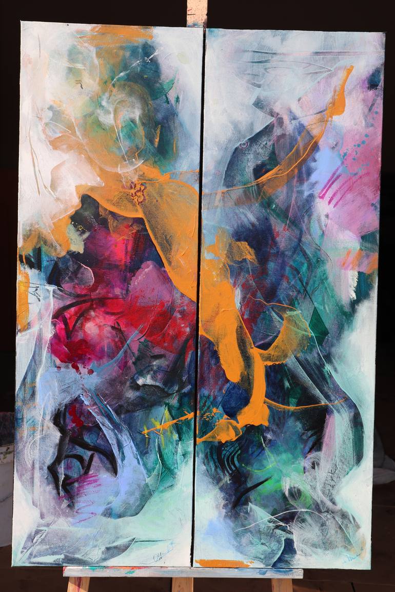 Original Abstract Painting by Abreesha Jones