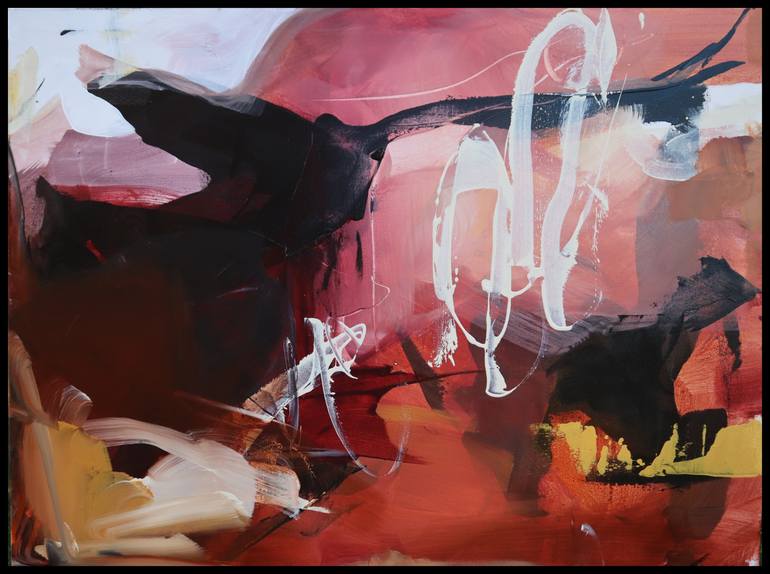 Original Abstract Expressionism Abstract Paintings by Abreesha Jones