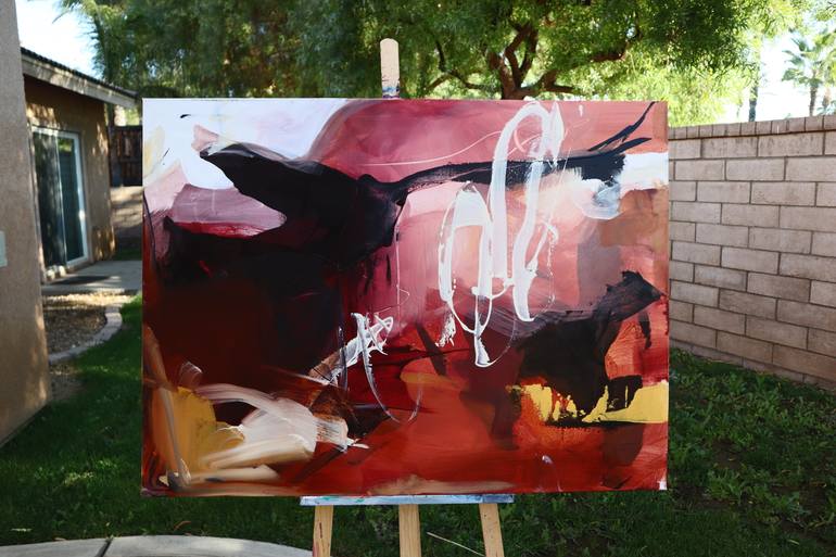 Original Abstract Expressionism Abstract Painting by Abreesha Jones