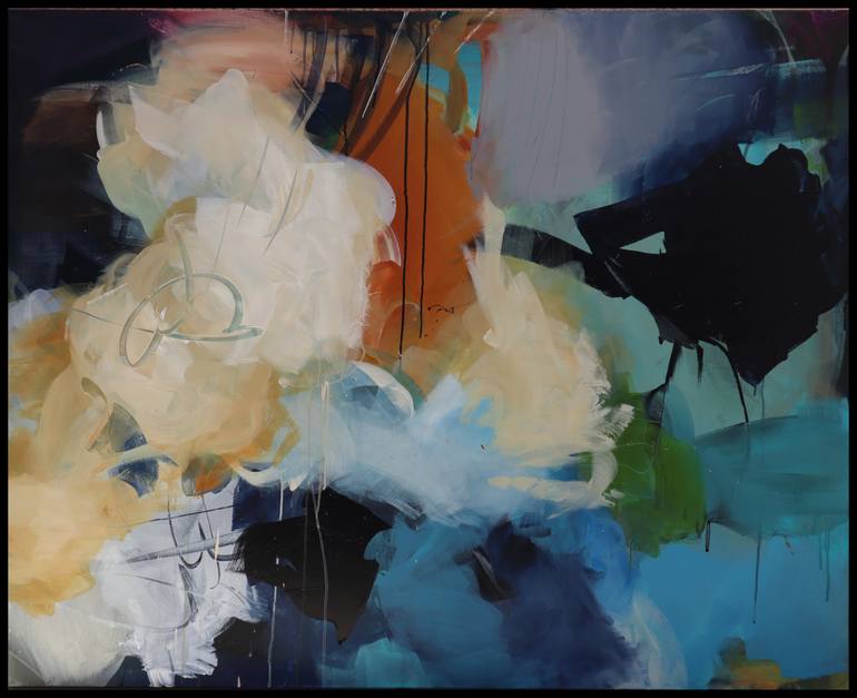 Original Abstract Expressionism Abstract Paintings by Abreesha Jones