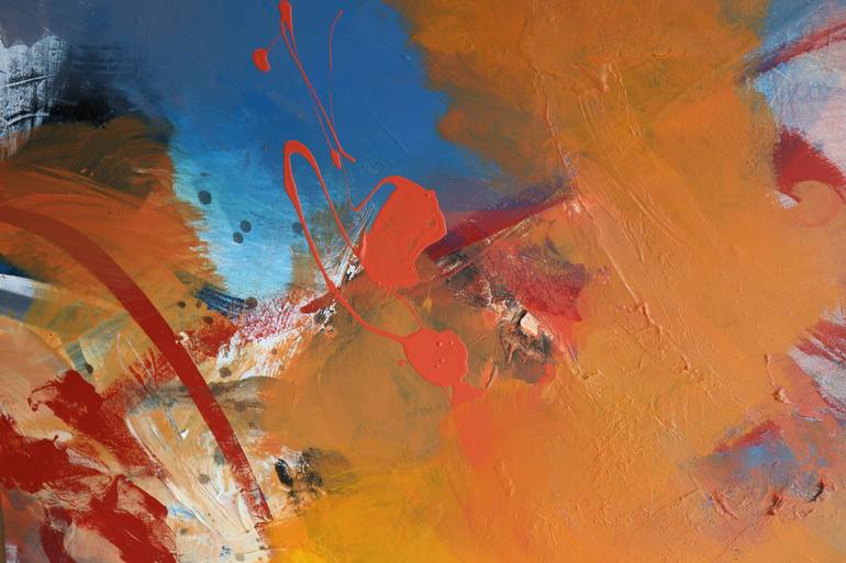 Original Abstract Expressionism Abstract Painting by Abreesha Jones