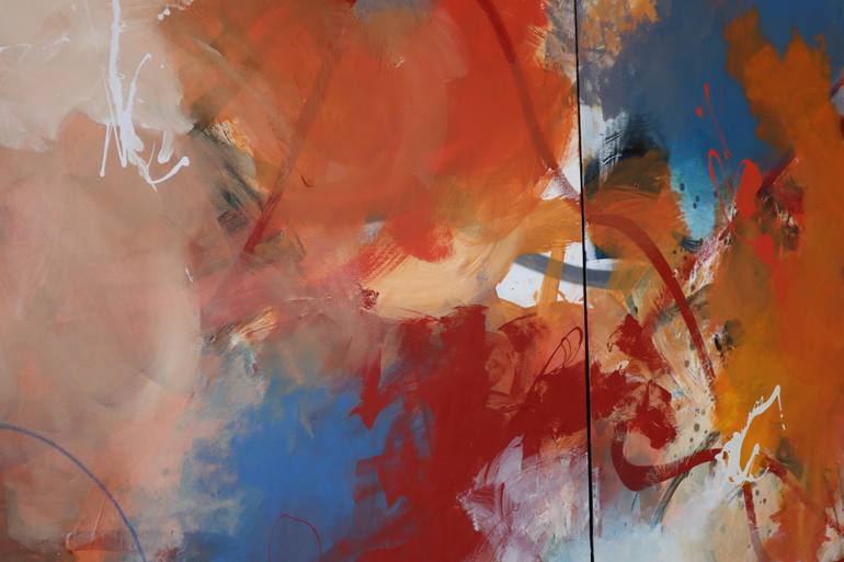 Original Abstract Expressionism Abstract Painting by Abreesha Jones
