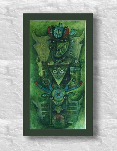 Print of Abstract Expressionism Popular culture Paintings by Dr Sandeep Kumar Meghwal
