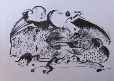 Print of Abstract Expressionism Animal Printmaking by Dr Sandeep Kumar Meghwal