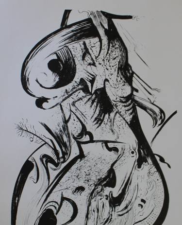 Print of Abstract Expressionism Body Printmaking by Dr Sandeep Kumar Meghwal