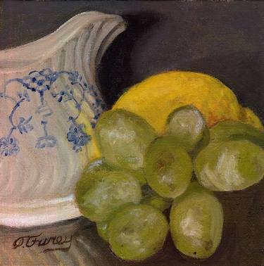 Creamer, Lemon and Grapes thumb