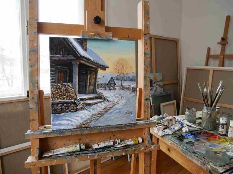 Original Realism Landscape Painting by Tom Furey