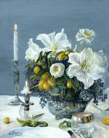 Original Realism Floral Paintings by Tom Furey