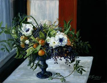 Original Floral Paintings by Tom Furey