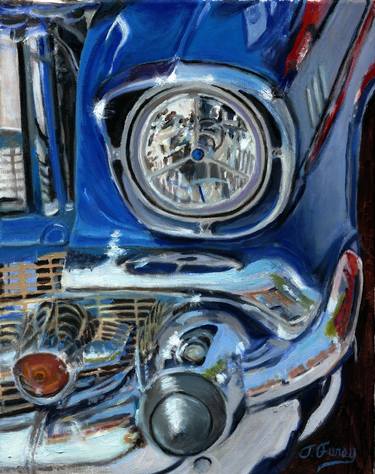 Print of Fine Art Automobile Paintings by Tom Furey