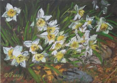 Print of Fine Art Floral Paintings by Tom Furey