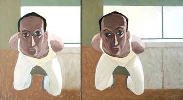 Original Modern Portrait Paintings by Adam Sokolowski