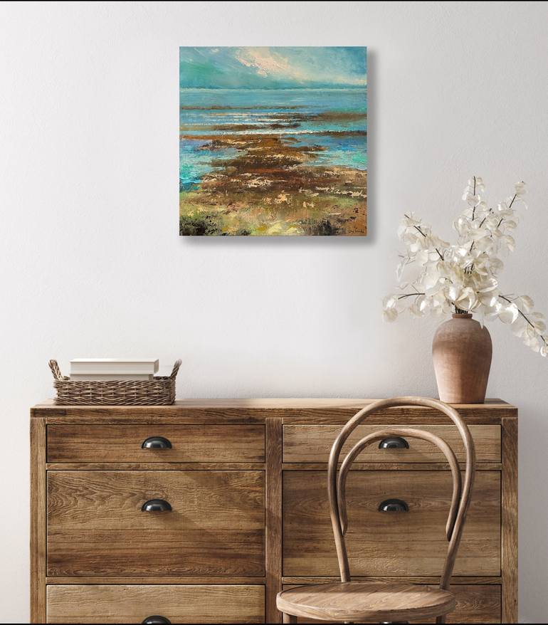Original Impressionism Seascape Painting by Ling Strube