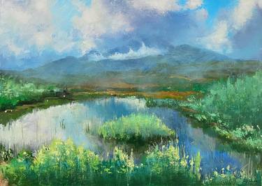 Original Impressionism Landscape Paintings by Ling Strube