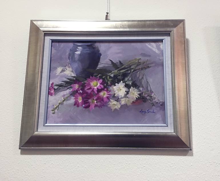 Original Fine Art Still Life Painting by Ling Strube