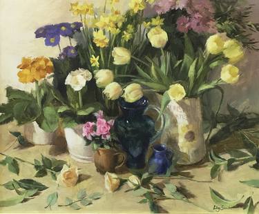 Print of Floral Paintings by Ling Strube