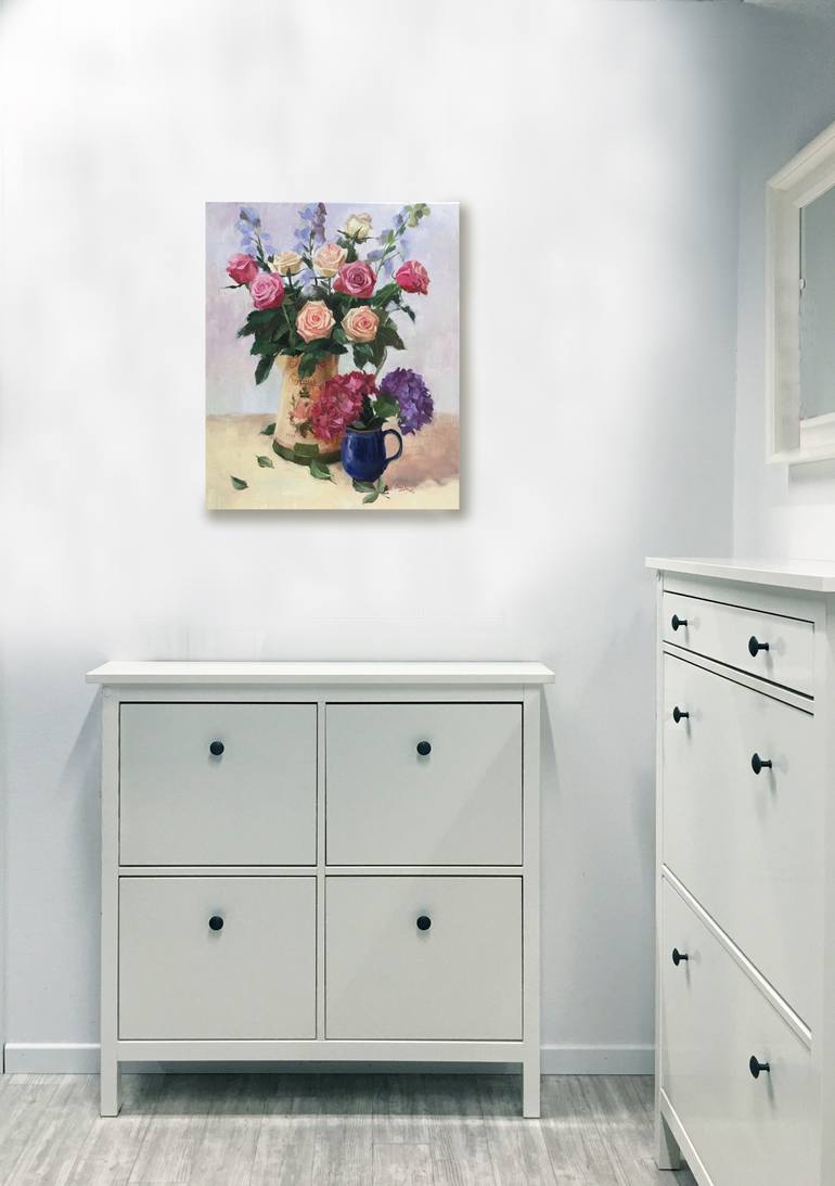 Original Other Floral Painting by Ling Strube