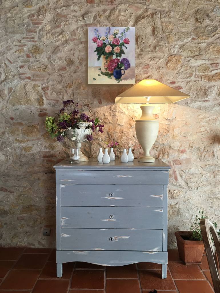 Original Other Floral Painting by Ling Strube
