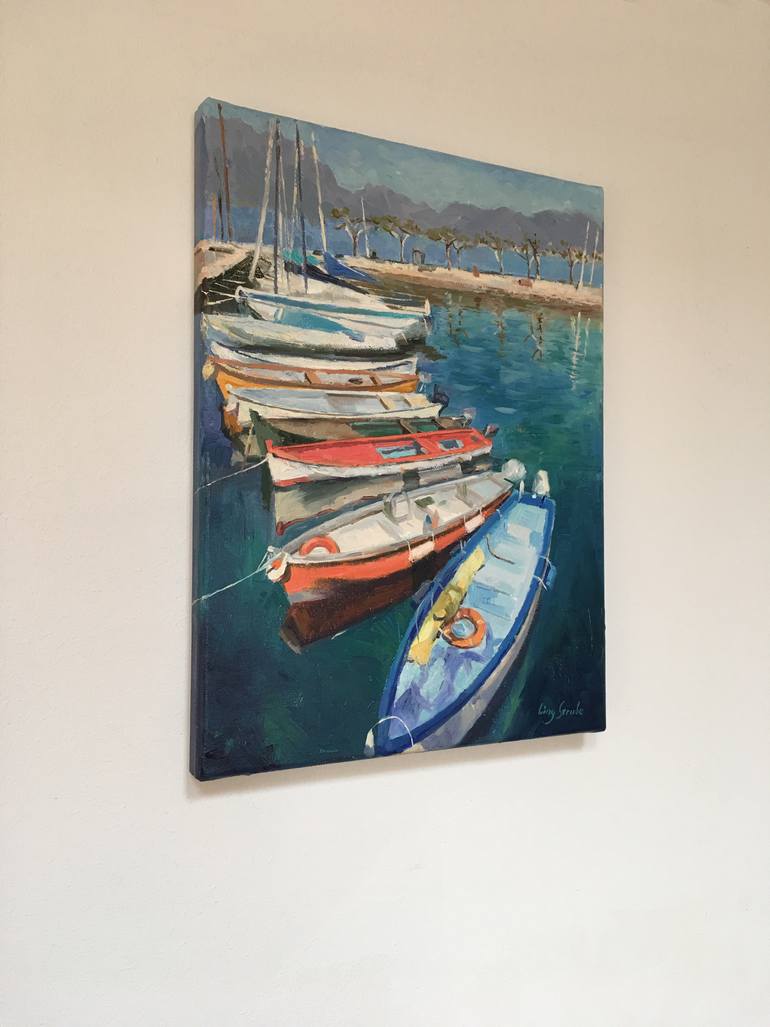 Original Impressionism Seascape Painting by Ling Strube