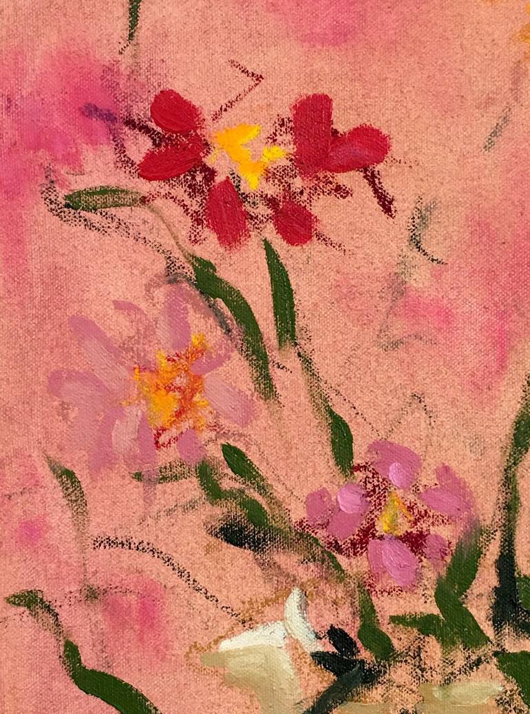 Original Impressionism Floral Painting by Tammy Silbermann