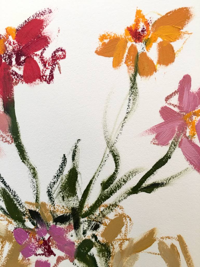 Original Impressionism Floral Painting by Tammy Silbermann