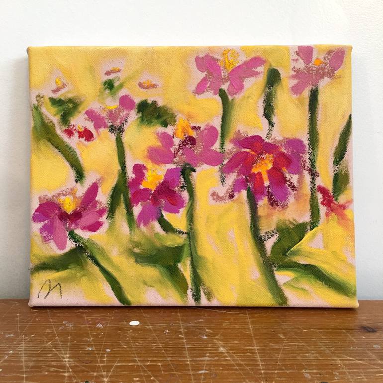 Original Impressionism Floral Painting by Tammy Silbermann