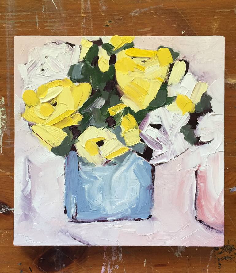 Original Fine Art Floral Painting by Tammy Silbermann