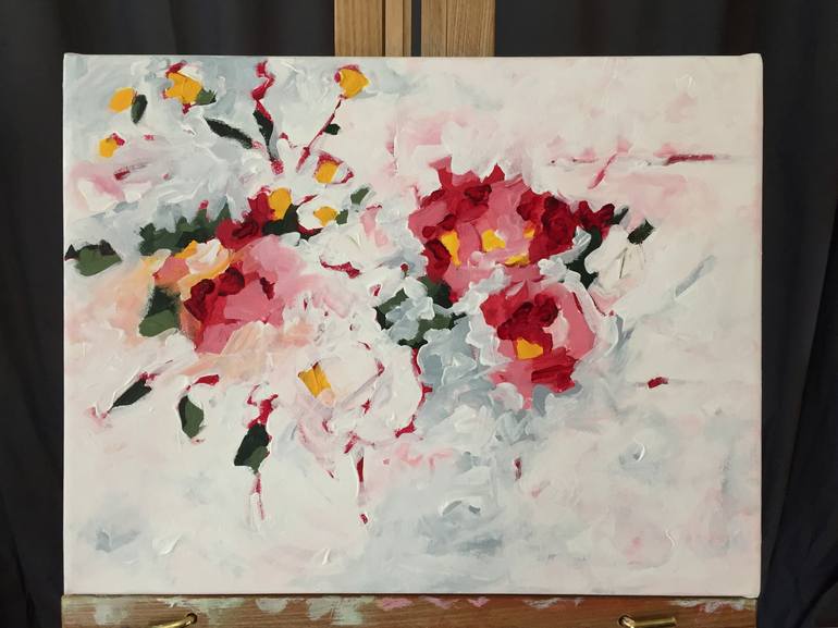 Original Impressionism Abstract Painting by Tammy Silbermann