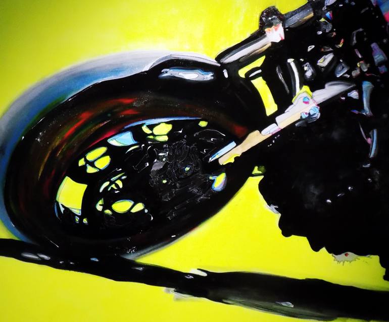Original Expressionism Transportation Painting by David  Jack