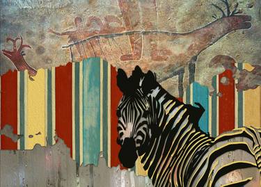 Original Animal Collage by Art ByRuta