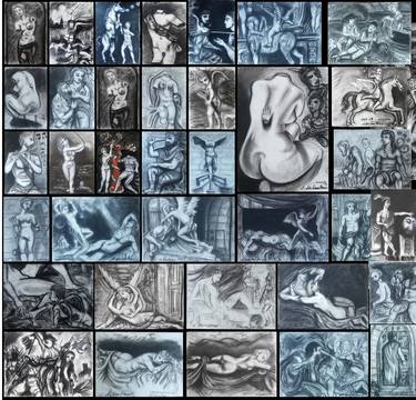 Original Documentary Classical mythology Drawings by Scott de Latour