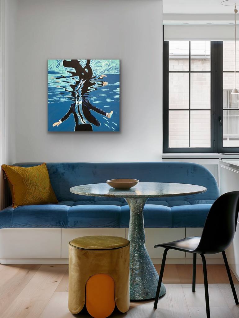 Original Figurative Water Painting by Angie Sinclair