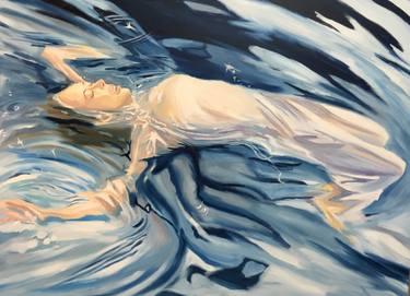 Print of Figurative Water Paintings by Angie Sinclair