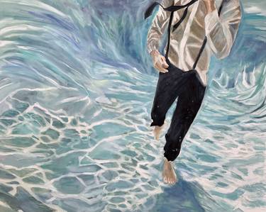Print of Figurative Water Paintings by Angie Sinclair