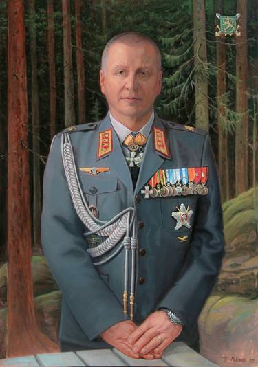 Original Portrait Painting by Tony Mäkinen