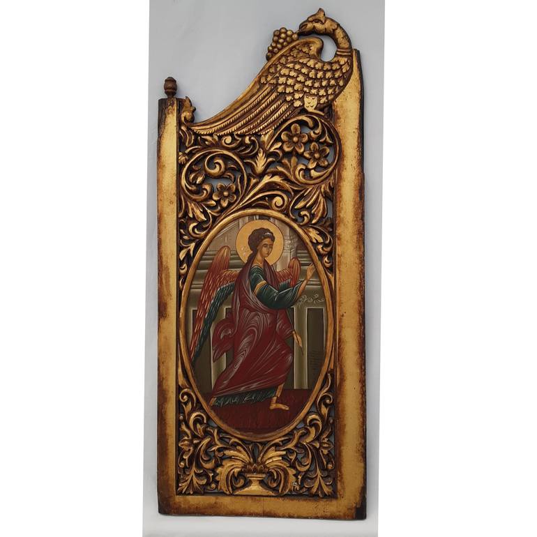 Original Folk Religion Sculpture by Despo Perifanopoulou