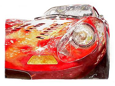 Print of Photorealism Automobile Paintings by Lance Von Prum