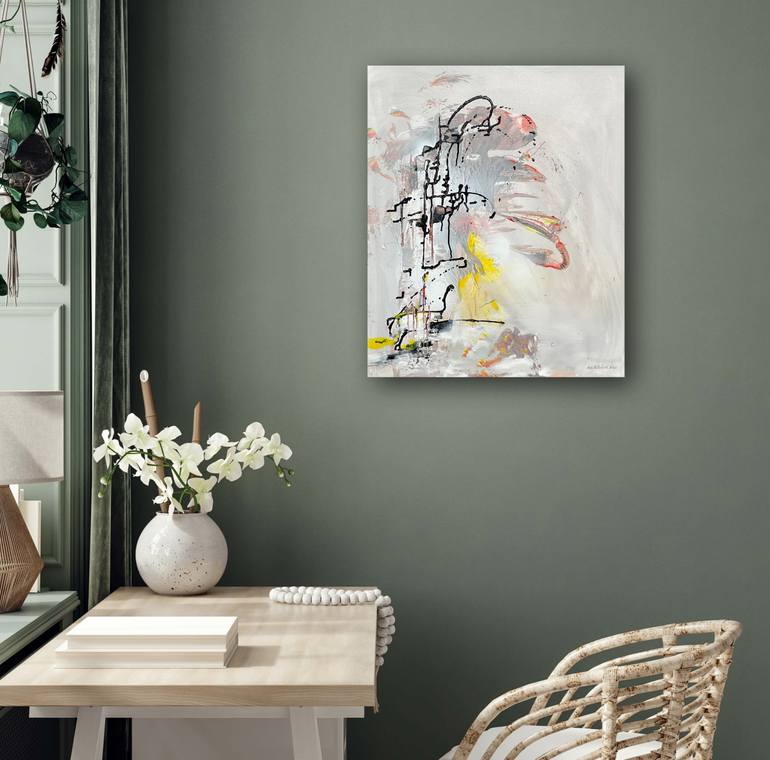 Original Contemporary Abstract Painting by Raili Lehvä
