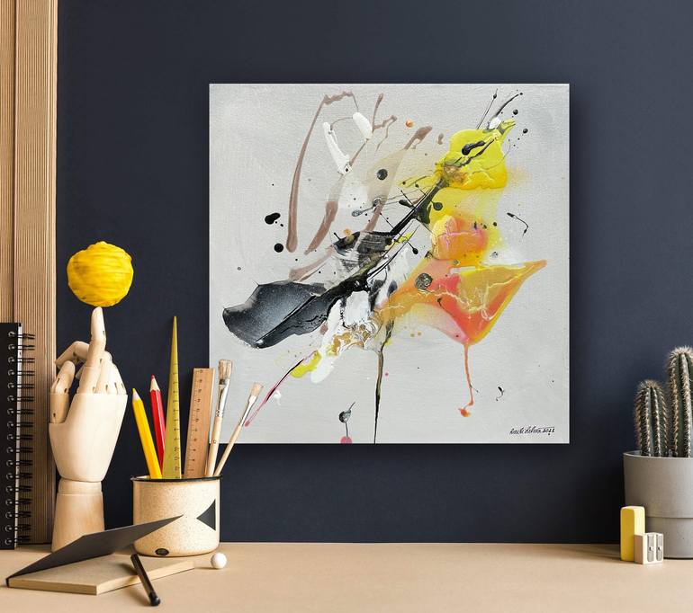 Original Abstract Painting by Raili Lehvä