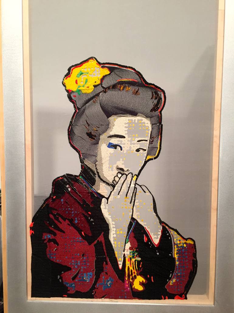 Original Art Deco People Sculpture by Blair Martin Cahill