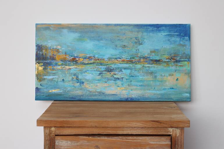 Original Abstract Expressionism Abstract Painting by Aniko Kiss