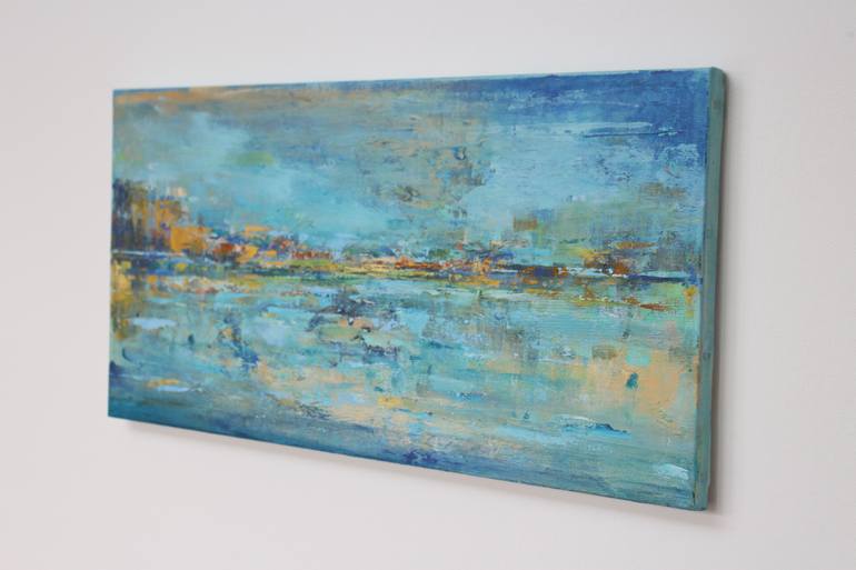 Original Abstract Expressionism Abstract Painting by Aniko Kiss