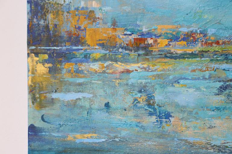 Original Abstract Expressionism Abstract Painting by Aniko Kiss